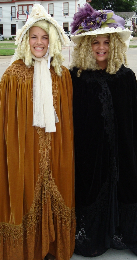 Victorian Cloaks, Fancy Bonnet and Hat