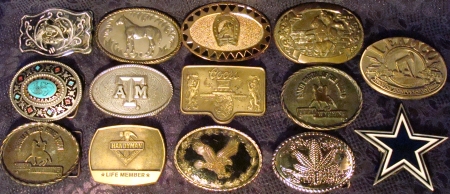 Dallas Vintage Belt Buckles, Vintage Cowboy Buckles, Dallas Cowboys Buckle, Texas A&M  Buckles DFW, Unique Vintage Belt Buckles Dallas Area