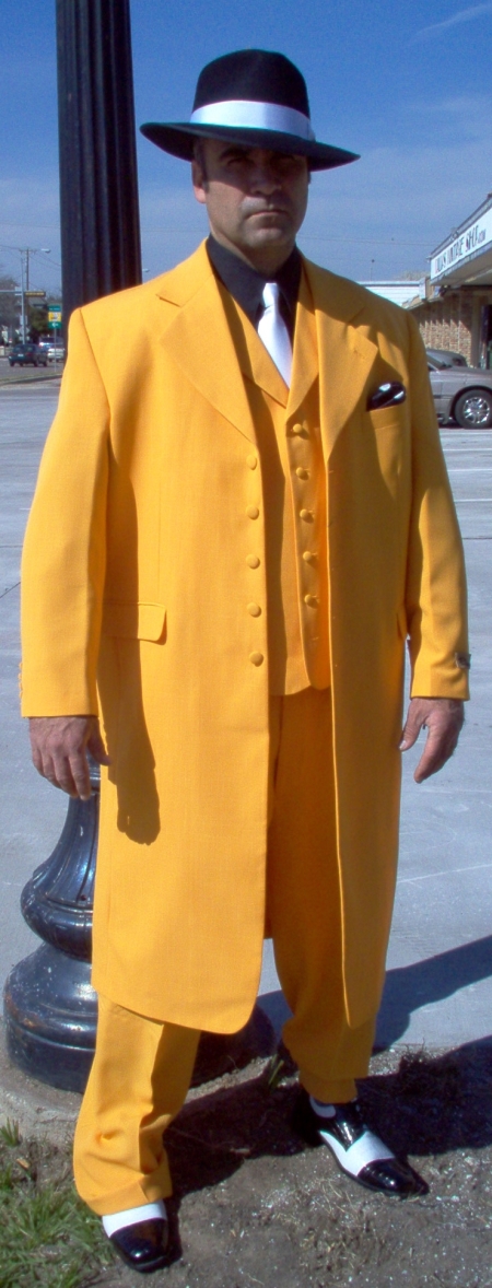 zoot suit, Dick Tracy Zoot Suit, Dick Tracy Zoot Suit Dallas, Dick Tracy Costume, Dick Tracy Costume Dallas, 1930's Dick Tracy Zoot Suit, 1930's Dick Tracy Zoot Suit Dallas, Dick Tracy Suit, Dick Tracy Suit Dallas, 